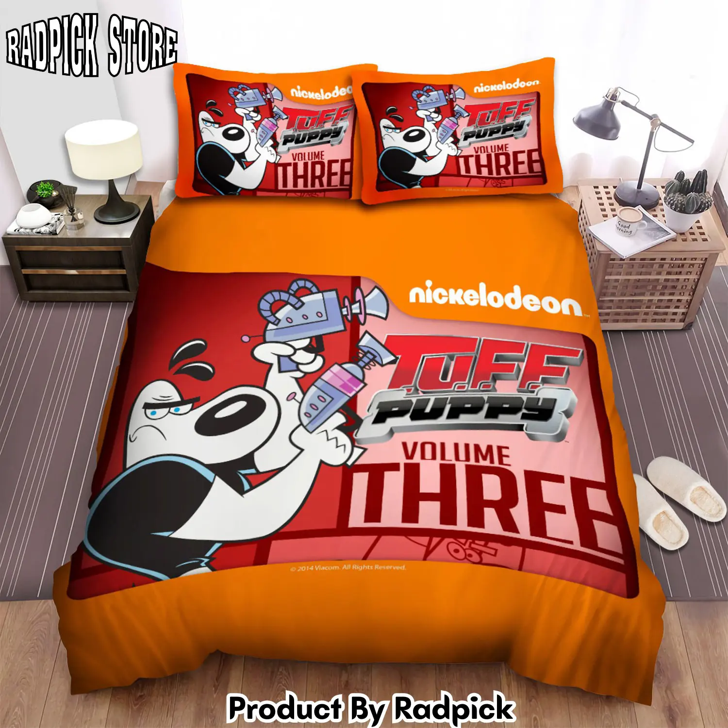 Radpick tuff puppy volume three bed sheet spread duvet cover bedding sets rp327622